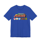 Hurricaneger Team Tee Super Sentai T Shirt Custom Graphic Art Cosplay Shirts Rangers Retro Vintage 90s