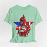 Powerfull Ranger Tee Super Sentai T Shirt Custom Graphic Art Cosplay Shirts Rangers Retro Vintage 90s