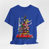 Zyuranger Mecha Tee Custom Graphic Art Cosplay Shirts Rangers Retro Vintage 90s