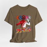 Boonboomger Red Tee Custom Graphic Art Cosplay Shirts Rangers Retro Vintage 90s
