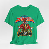 Gokai Helm Tee Super Sentai T Shirt Custom Graphic Art Cosplay Shirts Rangers Retro Vintage 90s