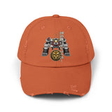 Diaranger Qi Beast Mecha Distressed Hat Super Sentai T Shirt Custom Graphic Art Cosplay Shirts  Retro Vintage 90s