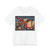 Red Tyrannosaurus Megazord Jurassic Tee Super Sentai T Shirt Custom Graphic Art Cosplay Shirts Rangers Retro Vintage 90s