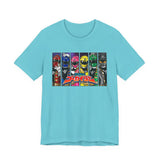 Gokaiger Roll Call Tee Custom Graphic Art Cosplay Shirts Rangers Retro Vintage 90s