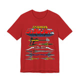Ranger Gear Tee Super Sentai T Shirt Custom Graphic Art Cosplay Shirts Rangers Retro Vintage 90s