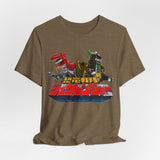 Zyurangers Mechas  Tee Super Sentai T Shirt Custom Graphic Art Cosplay Shirts Rangers Retro Vintage 90s