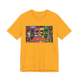Gokaiger Roll Call Tee Custom Graphic Art Cosplay Shirts Rangers Retro Vintage 90s