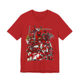 Sentai Red Tee  Custom Graphic Art Cosplay Shirts Rangers Retro Vintage 90s