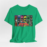 Gokaiger Roll Call Tee Custom Graphic Art Cosplay Shirts Rangers Retro Vintage 90s