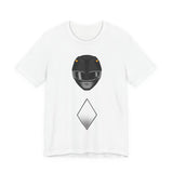 Black Helmet Tee Custom Graphic Art Cosplay Shirts Rangers Retro Vintage 90s