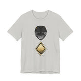 Black Shield Tee Super Sentai T Shirt Custom Graphic Art Cosplay Shirts Rangers Retro Vintage 90s