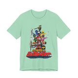 Zyuranger Mecha Tee Custom Graphic Art Cosplay Shirts Rangers Retro Vintage 90s