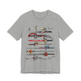 Sentai Swords Tee Super Sentai T Shirt Custom Graphic Art Cosplay Shirts Rangers Retro Vintage 90s Tee
