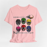 Teenagers with Attitude Tee Super Sentai T Shirt Custom Graphic Art Cosplay Shirts Rangers Retro Vintage 90s