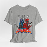 Gokaiger Gokai Red/Blue Tee Super Sentai T Shirt Custom Graphic Art Cosplay Shirts Rangers Retro Vintage 90s