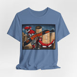 Red Tyrannosaurus Megazord Jurassic Tee Super Sentai T Shirt Custom Graphic Art Cosplay Shirts Rangers Retro Vintage 90s