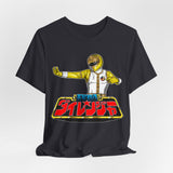 Yellow Dairanger Tee Super Sentai T Shirt Custom Graphic Art Cosplay Shirts Rangers Retro Vintage 90s