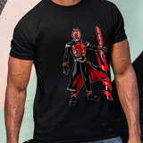 Wizard Rider Tee Custom Graphic Art Cosplay Shirts Rangers Retro Vintage 90s