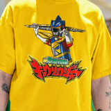 Kyoryuger Deathryuger Tee Custom Graphic Art Cosplay Shirts Rangers Retro Vintage 90s
