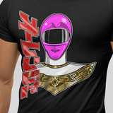 Ohranger Pink Tee Super Sentai T Shirt Custom Graphic Art Cosplay Shirts Rangers Retro Vintage 90s