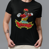 Kyoryuger Red Tee Super Sentai T Shirt Custom Graphic Art Cosplay Shirts Rangers Retro Vintage 90s