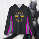 Zen Aku Dark Wolf Hoodie (Full Print) Lightweight, Breathable, workout, pull over, fitness Hoodie Super Sentai Custom