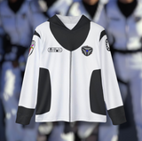 Super Sentai Inspired TimeForce power rangers  White civilian costume hoodie