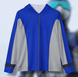 Go Busters Blue Ranger Hoodie (Full Print) Super Sentai Custom Lightweight, Breathable, Workout, Pull over, Fitness, Retro