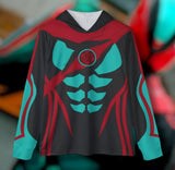 Kamen Rider Zeztz Hoodie (Full Print) Super Sentai Custom Lightweight, Breathable, Workout, Pull over, Fitness, Retro 90s