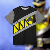 Kyoryuger Black Tee (Full Print) Super Sentai T Shirt Custom Graphic Art Cosplay Shirts Power Rangers Retro Vintage 90s