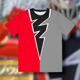 Ryusoulger Red Tee (Full Print) Super Sentai T Shirt Custom Graphic Art Cosplay Shirts Power Rangers Retro Vintage 90s