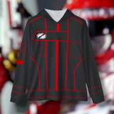 Overdrive Red Ranger Hoodie (Full Print) Lightweight, Breathable, workout, pull over, fitness Hoodie (Full Print) Super Sentai Custom