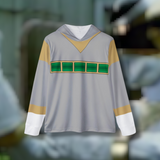 Megaranger Silver Hoodie (Full Print) Lightweight, Breathable, workout, pull over, fitness Hoodie Super Sentai Custom