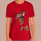 Abaranger Red Ranger Tee Custom Graphic Art Cosplay Shirts Rangers Retro Vintage 90s