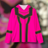 Magiranger Pink Hoodie (Full Print) Lightweight, Breathable, workout, pull over, fitness Hoodie Super Sentai Custom