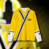 Super Sentai Inspired Shinkenger / power rangers Samurai Yeellow ranger costume hoodie
