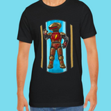 Alpha 5 Tee Custom Graphic Art Cosplay Shirts Rangers Retro Vintage 90s