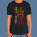 Diaranger RyuseiOh Tee Custom Graphic Art Cosplay Shirts Rangers Retro Vintage 90s