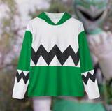 Gingaman Green Hoodie (Full Print) Super Sentai Custom Lightweight, Breathable, Workout, Pull over, Fitness, Retro