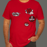 Shinkenger Red Shiba TeeCustom Graphic Art Cosplay Shirts Rangers Retro Vintage 90s