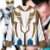 Super Sentai Inspired Gozyuger Costume GozyuPolar robe style hoodie