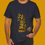 Abaranger Black Ranger Tee Super Sentai T Shirt Custom Graphic Art Cosplay Shirts Rangers Retro Vintage 90s